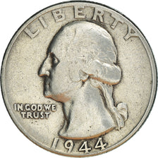 Coin, United States, Washington Quarter, Quarter, 1944, U.S. Mint, Philadelphia