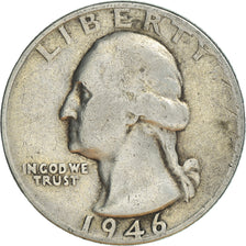 Coin, United States, Washington Quarter, Quarter, 1946, U.S. Mint, Philadelphia