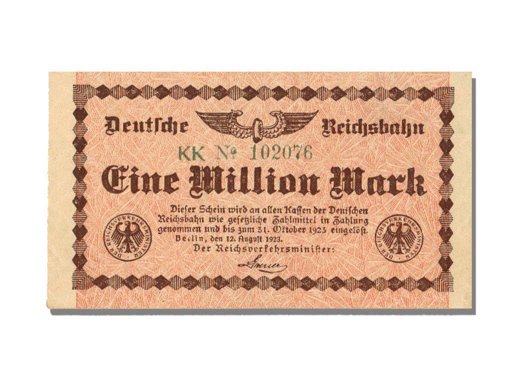 Germany, 1 Million Mark, 1923, UNC(65-70)