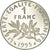 Moneta, Francja, Semeuse, Franc, 1995, Paris, Proof / BE, MS(65-70), Nikiel