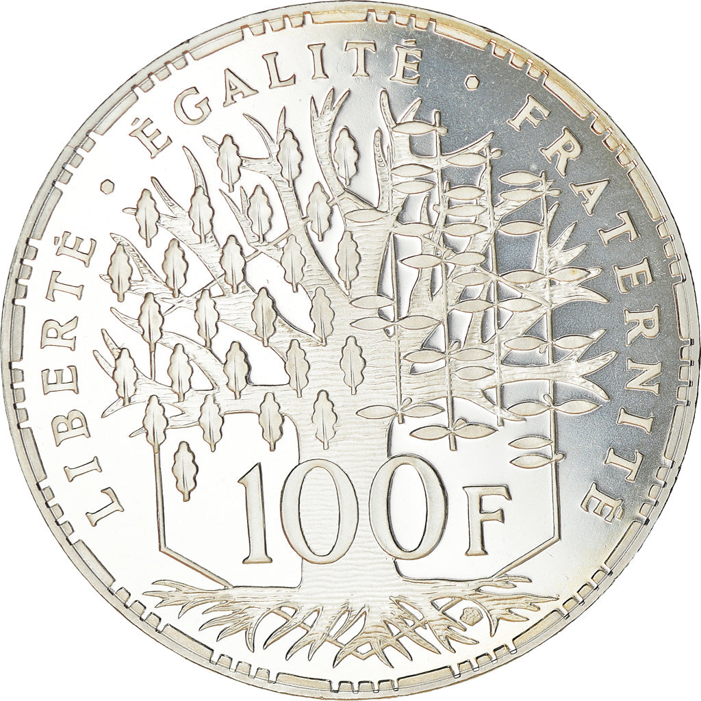 Coin, France, Panthéon, 100 Francs, 2000, Paris, Proof / BE, MS(65-70), Silver