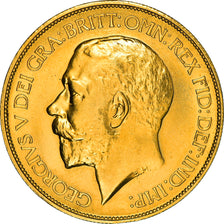 Coin, Great Britain, George V, 5 Pounds, 1911, Contremarque, AU(55-58), Gold