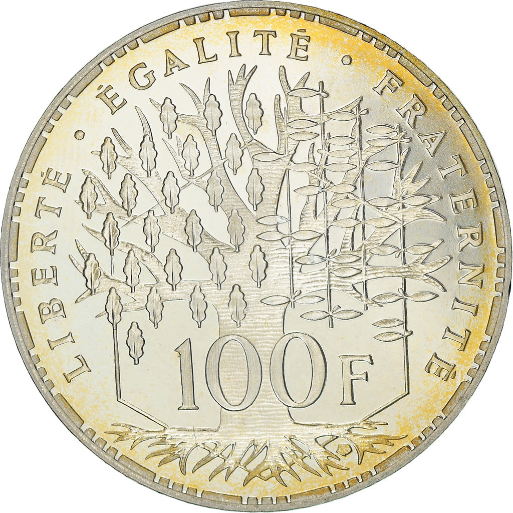 Coin, France, Panthéon, 100 Francs, 1998, Paris, Proof / BE, MS(65-70), Silver