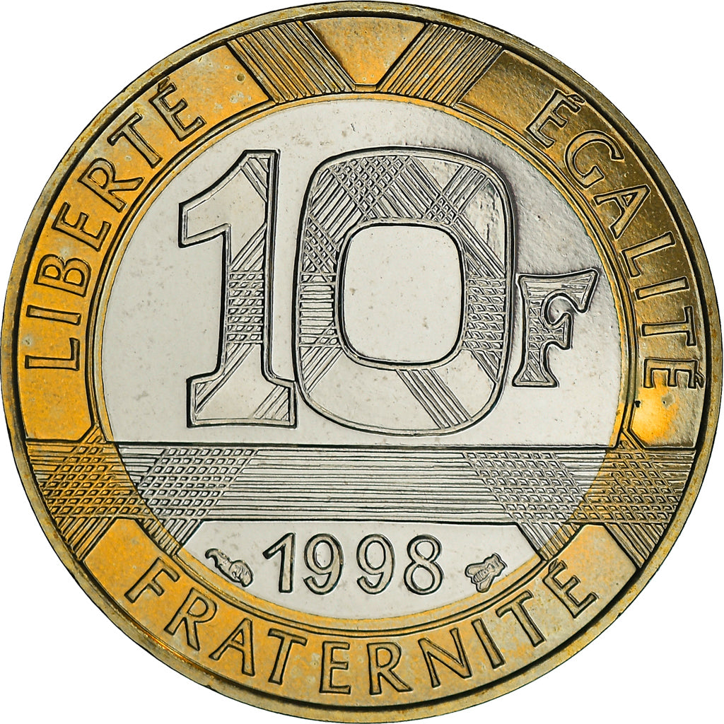 Coin, France, Génie, 10 Francs, 1998, Paris, Proof / BE, MS(65-70)