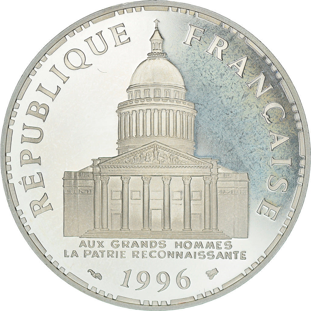 Coin, France, Panthéon, 100 Francs, 1996, Paris, Proof / BE, MS(65-70), Silver