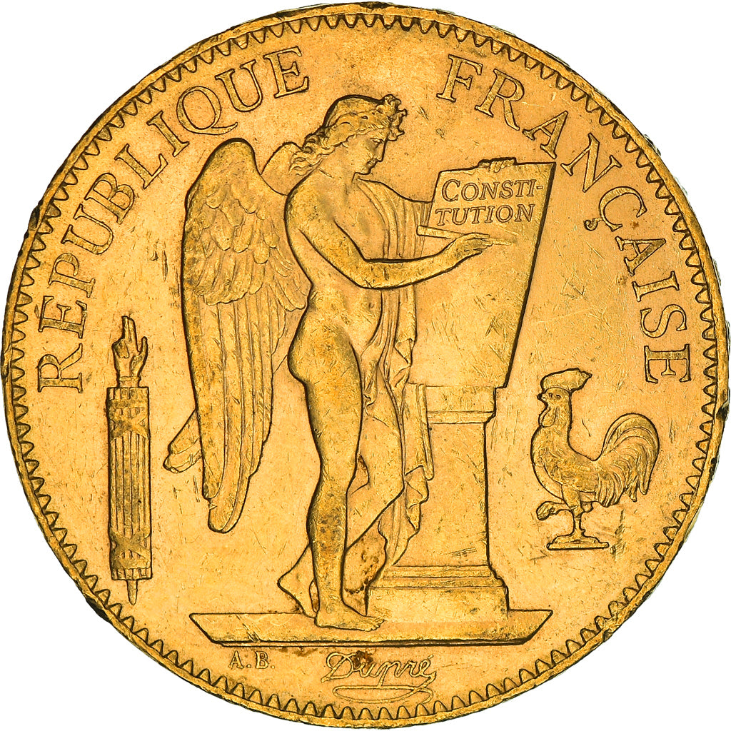 Monnaie, France, 100 Francs, 1910, Paris, Génie, TTB+, Or, Gadoury:1137a