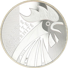 France, 10 Euro, Coq, 2014, Paris, BE, MS(65-70), Silver, Gadoury:EU657