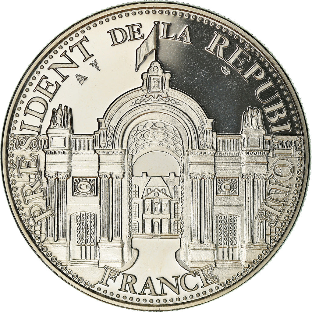 France, Medal, Emmanuel Macron, Président de la République, 2017, MS(65-70)