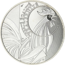 France, 10 Euro, Coq, 2015, Paris, Proof / BE, MS(65-70), Silver, Gadoury:EU728