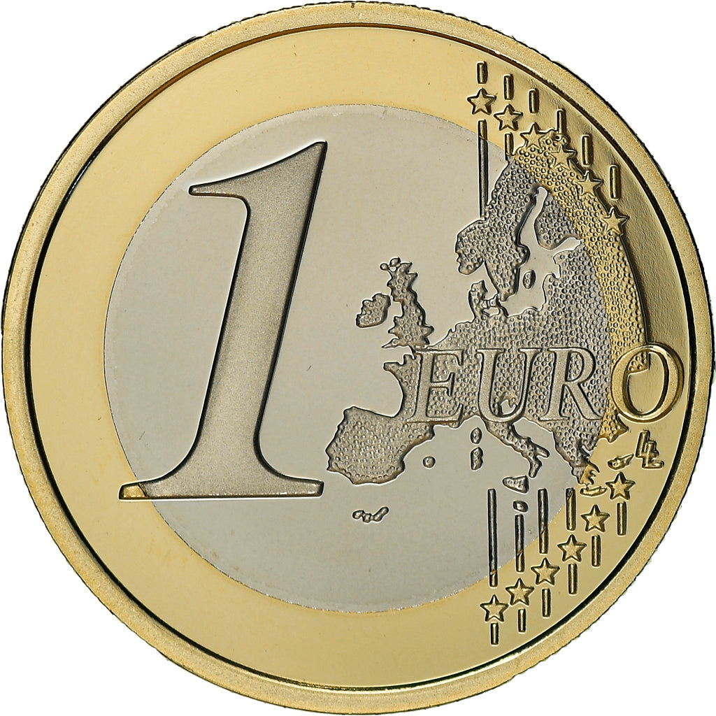 France, Euro, 2015, Proof / BE, MS(65-70), Bi-Metallic, KM:New