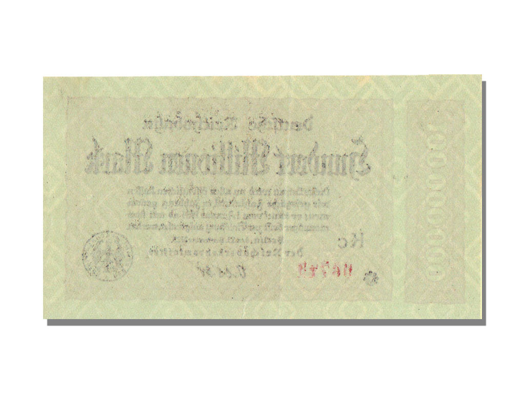 Germany, 100 Millionen Mark, 1923, KM #S1017b, 1923-09-25, UNC(65-70)