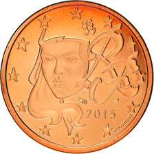 France, 5 Euro Cent, 2015, Proof / BE, FDC, Copper Plated Steel, KM:New