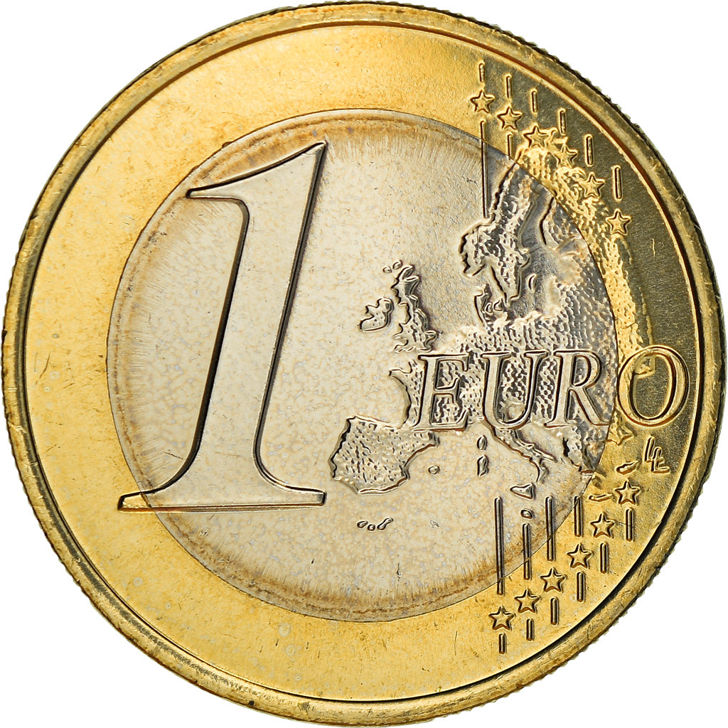 France, 1 Euro, 2014, Paris, BU, MS(65-70), Bi-Metallic, Gadoury:7a.