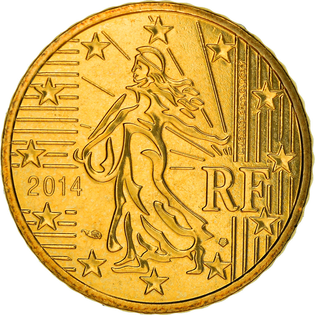 Francia, 50 Euro Cent, 2014, Paris, BU, FDC, Ottone, Gadoury:6a.