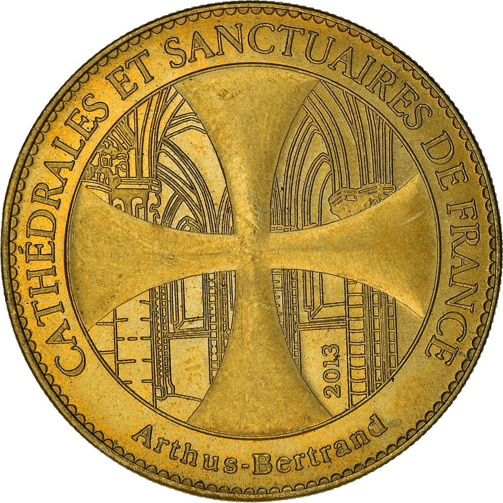 France, Token, Lisieux - Basilique Sainte Thérèse de Lisieux, 2013, Arthus