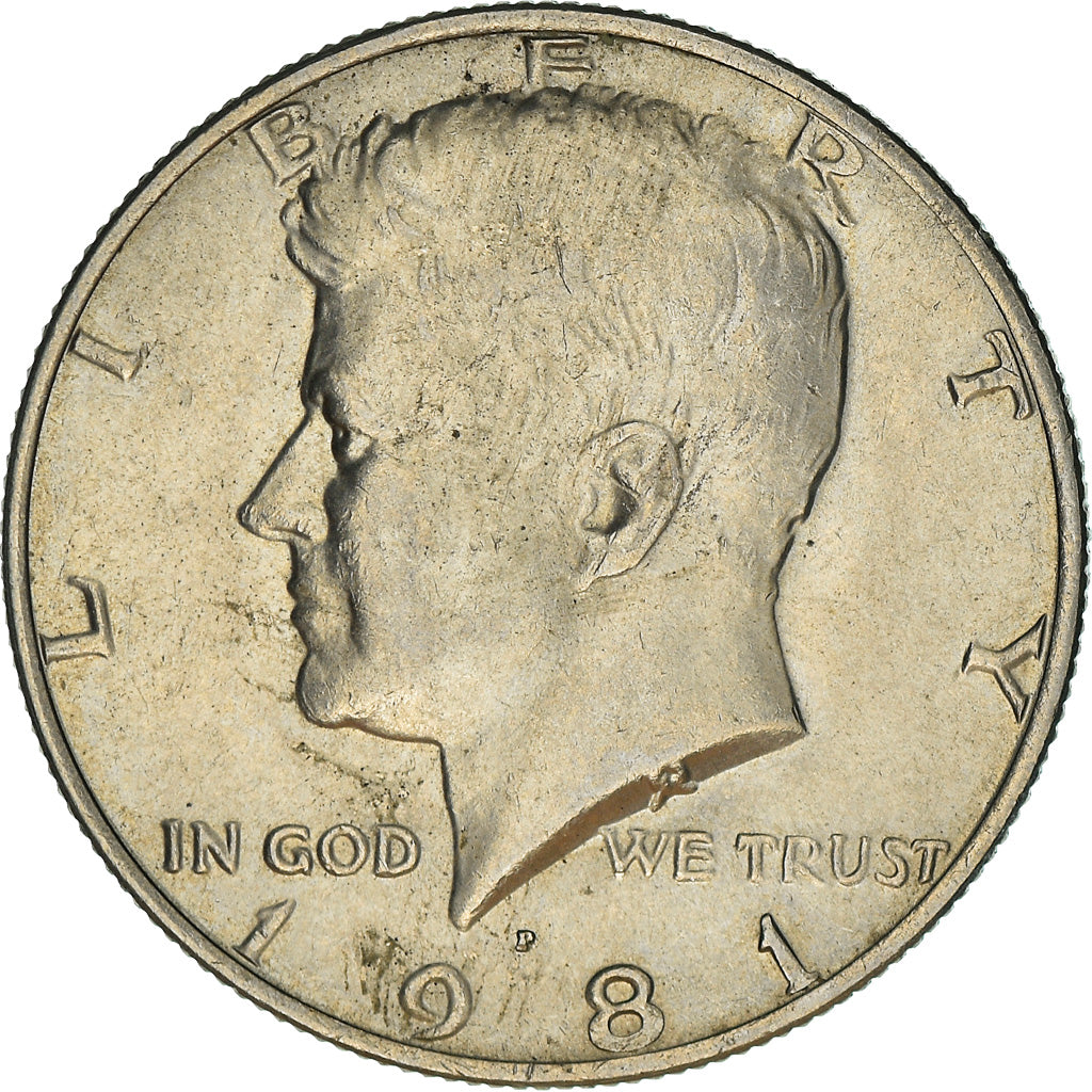 Moneda, Estados Unidos, Kennedy Half Dollar, Half Dollar, 1981, U.S. Mint