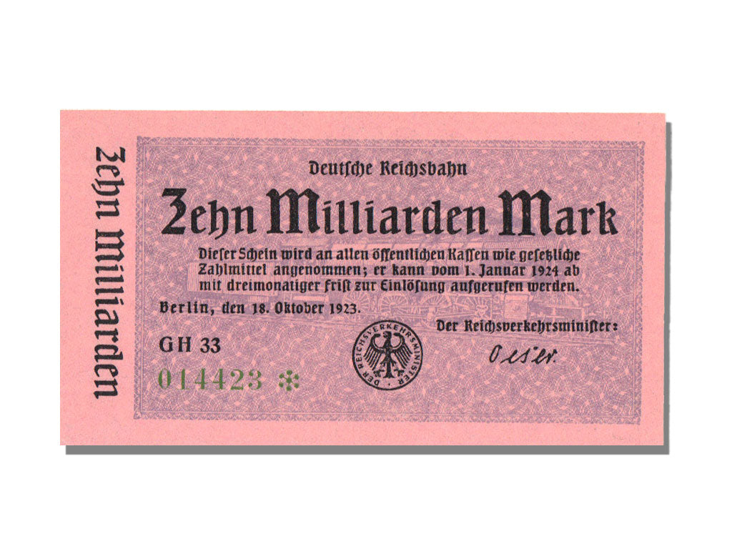 Germany, 10 Billion Mark, 1923, UNC(65-70)