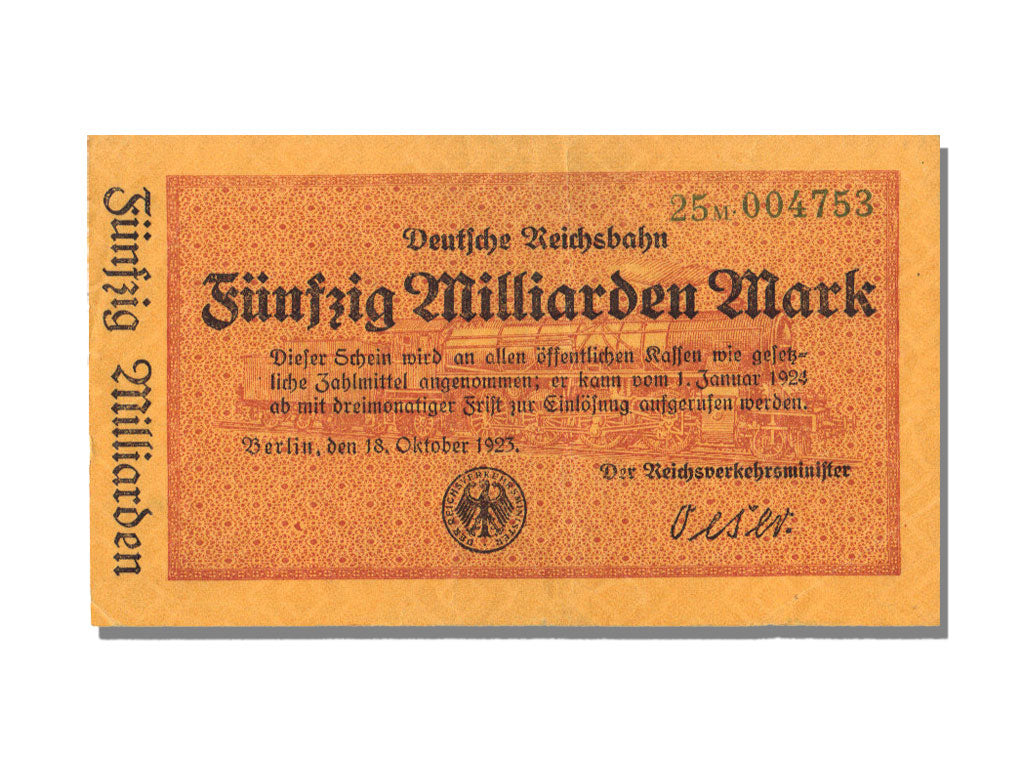 Germany, 50 Billion Mark, 1923, UNC(65-70)