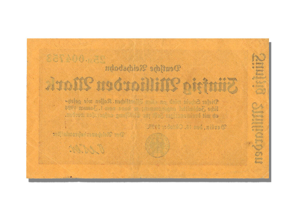 Germany, 50 Billion Mark, 1923, UNC(65-70)