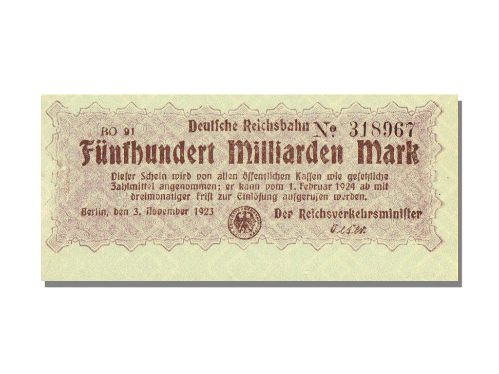 Germany, 500 Billion Mark, 1923, UNC(65-70)