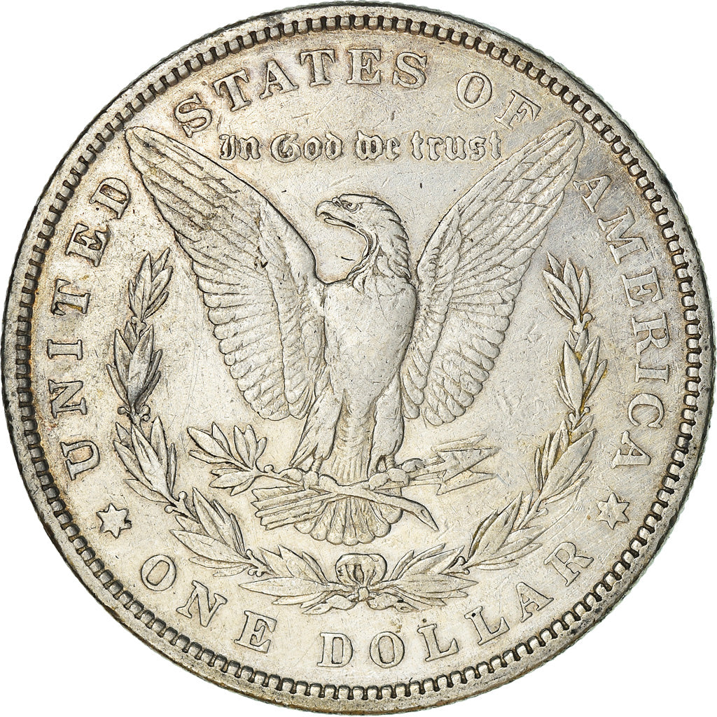 Coin, United States, Morgan Dollar, Dollar, 1880, U.S. Mint, Philadelphia