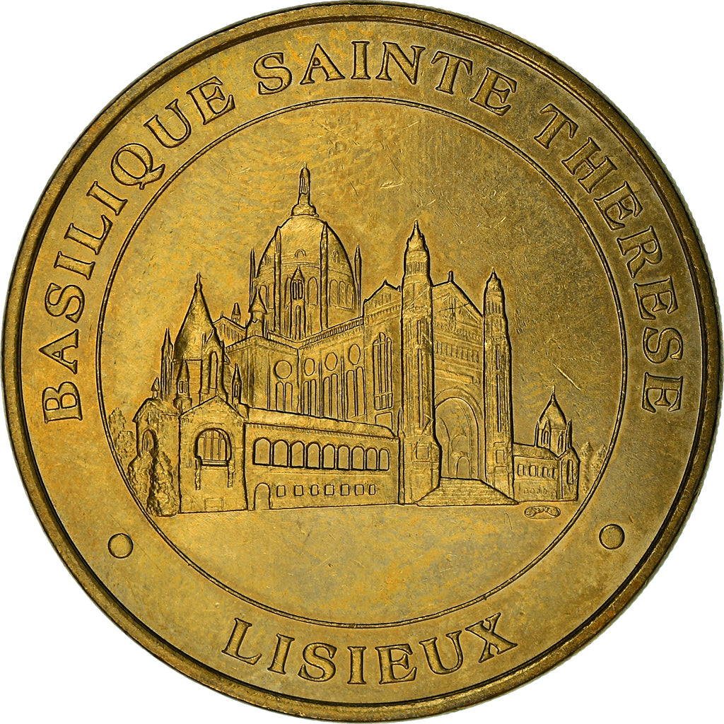 France, Token, Touristic token, Basilique Sainte-Thérèse, Lisieux, 1998, MDP