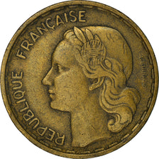 Moneda, Francia, Guiraud, 50 Francs, 1951, Beaumont - Le Roger, BC+, Aluminio -