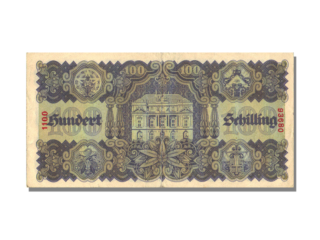 Austria, 100 Schilling, 1945, KM #118, 1945-05-29, AU(50-53), 93680