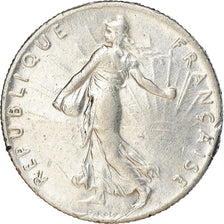 Coin, France, Semeuse, 50 Centimes, 1916, Paris, EF(40-45), Silver, KM:854