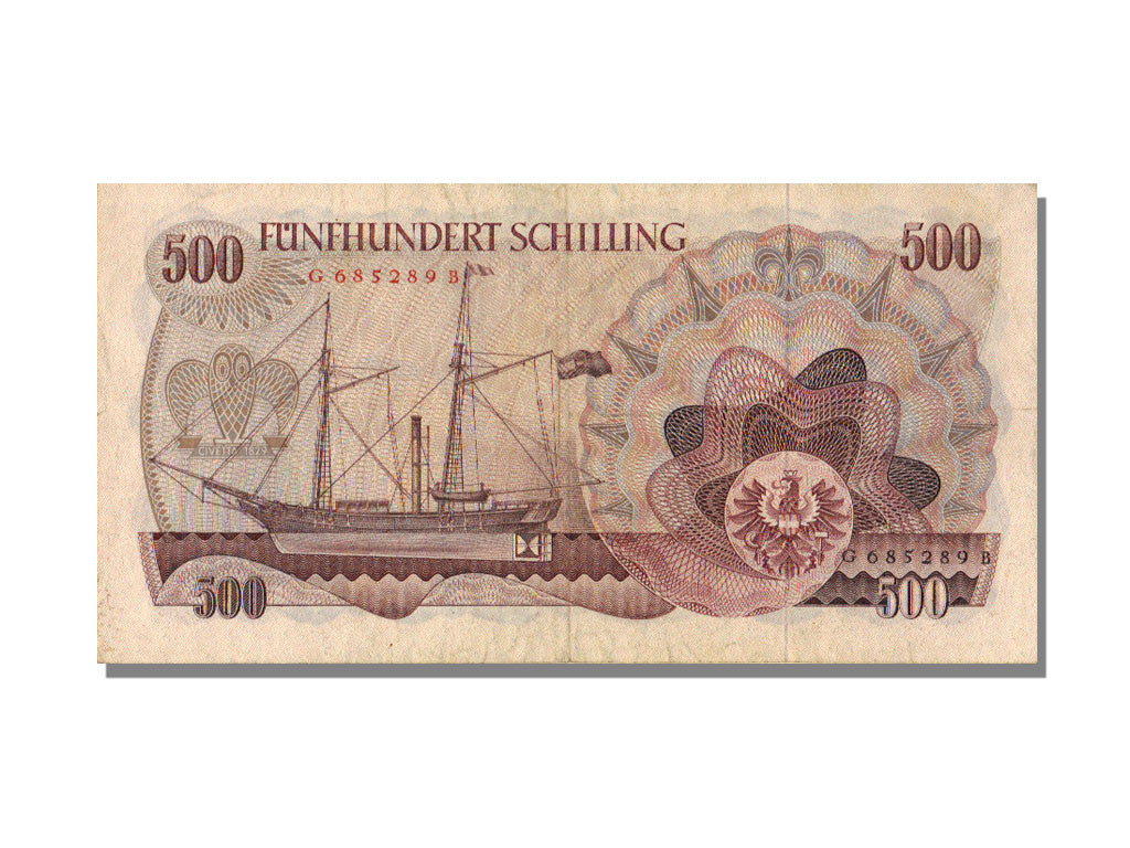 Banconote, Austria, 500 Schilling, 1965, 1965-07-01, BB