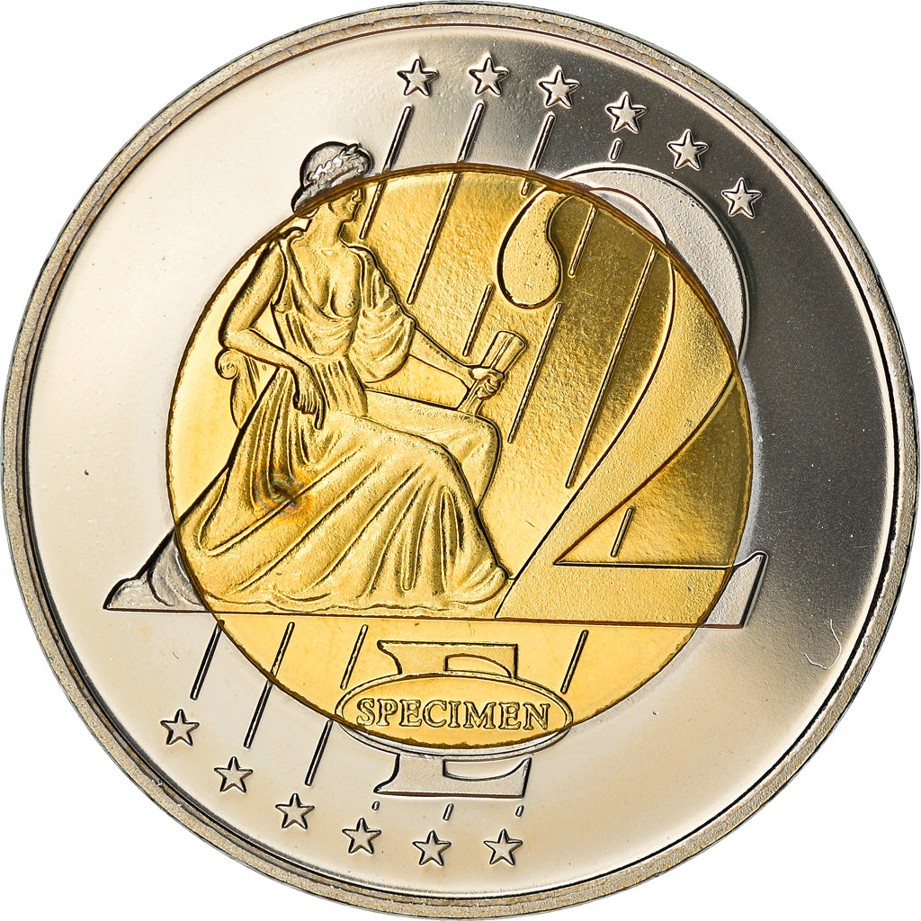 Vaticano, 2 Euro, 2006, unofficial private coin, FDC, Bi-metallico