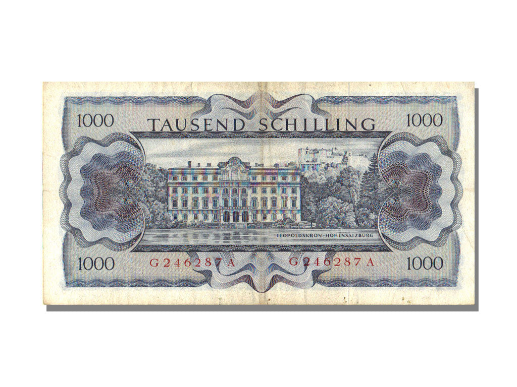 Biljet, Oostenrijk, 1000 Schilling, 1966, 1966-07-01, TTB