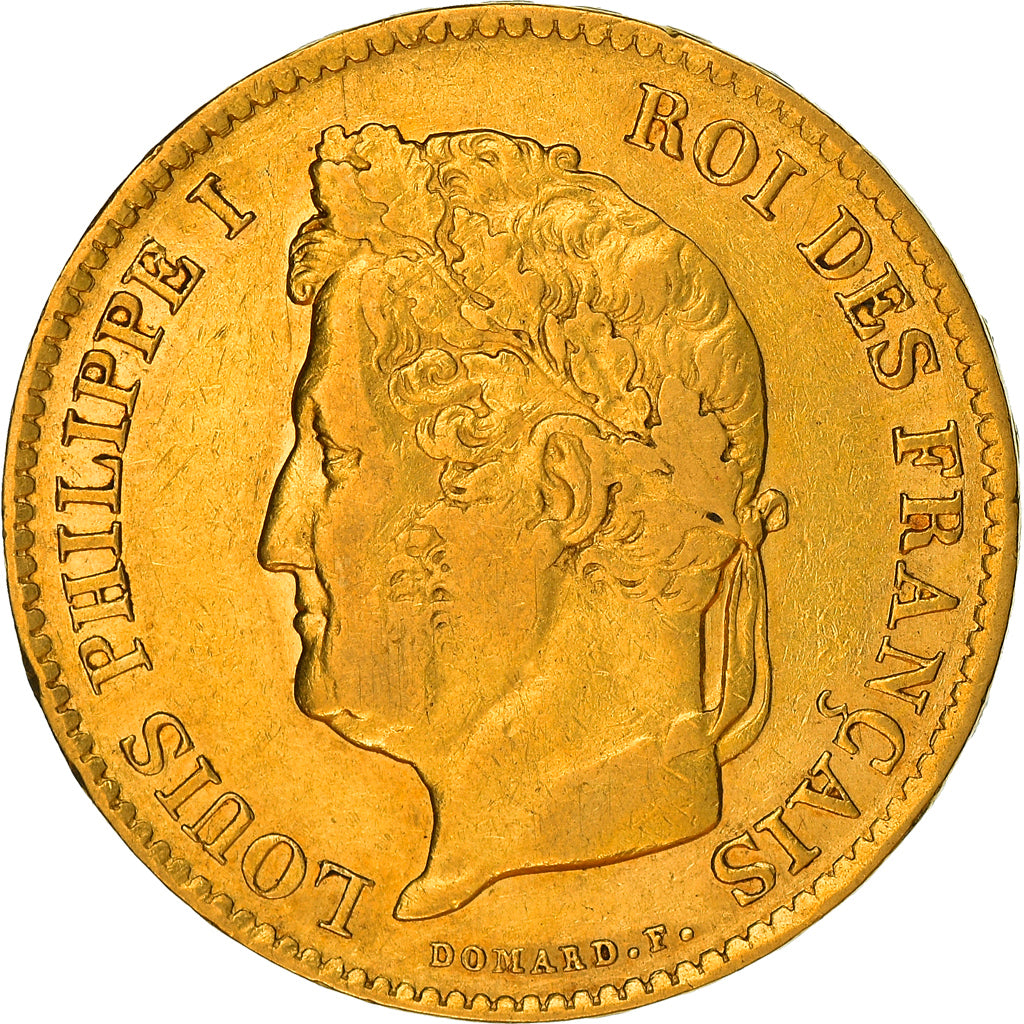Monnaie, France, Louis-Philippe, 40 Francs, 1834, Paris, TTB, Or, Gadoury:1106