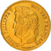 Monnaie, France, Louis-Philippe, 40 Francs, 1834, Paris, TTB, Or, Gadoury:1106