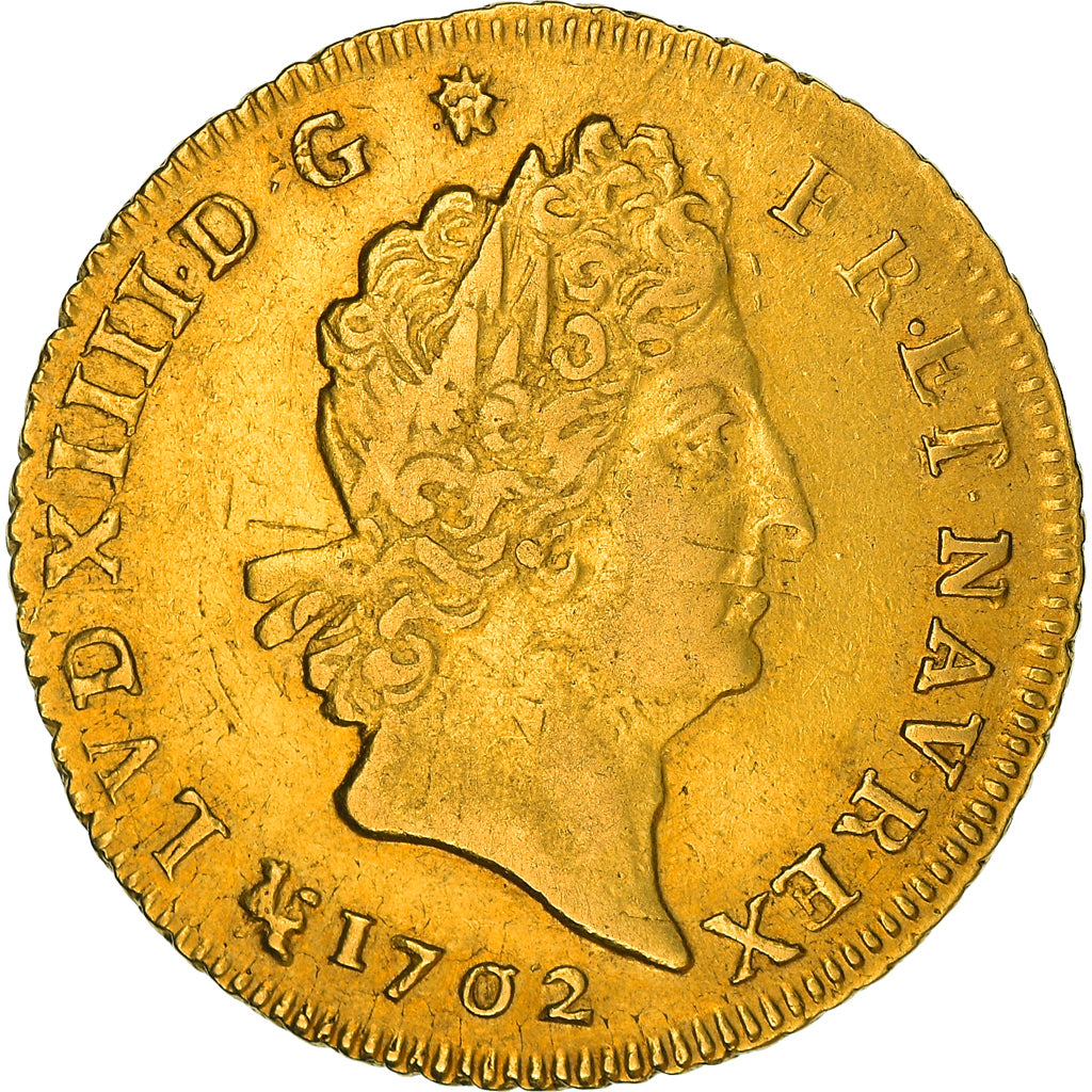 Münze, Frankreich, Louis XIV, Louis d'or aux 8 L et aux insignes, Louis d'Or