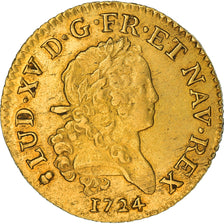 Munten, Frankrijk, Louis XV, Louis d'or Mirliton, grandes palmes, Louis d'Or