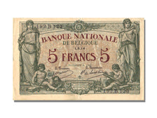 Geldschein, Belgien, 5 Francs, 1914, 1914-07-01, VZ