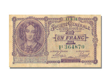 Belgium, 1 Franc, 1916, 1916-09-11, UNC(65-70)
