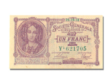 Belgio, 1 Franc, 1918, KM:86b, 1918-10-26, SPL