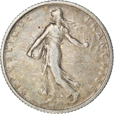 Coin, France, Semeuse, Franc, 1909, Paris, VF(30-35), Silver, KM:844.1