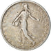 Coin, France, Semeuse, Franc, 1909, Paris, VF(30-35), Silver, KM:844.1