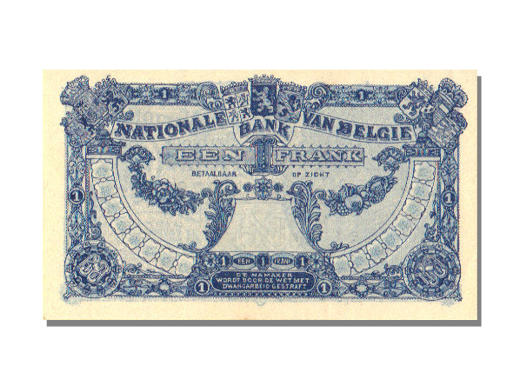 Belgium, 1 Franc, 1920, KM #92, 1920-04-06, UNC(65-70), E 007887