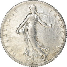 Moneta, Francia, Semeuse, Franc, 1919, Paris, BB, Argento, KM:844.1, Gadoury:467