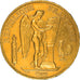Moneda, Francia, Génie, 100 Francs, 1900, Paris, MBC, Oro, KM:832