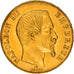 Moneta, Francia, Napoleon III, Napoléon III, 50 Francs, 1857, Paris, BB+, Oro