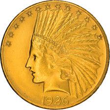 Moneta, USA, Indian Head, $10, Eagle, 1926, U.S. Mint, Philadelphia, MS(60-62)
