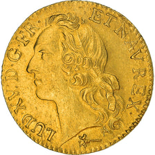 Moneta, Francia, Louis XV, Louis d'or au bandeau, Louis d'Or, 1742, Amiens