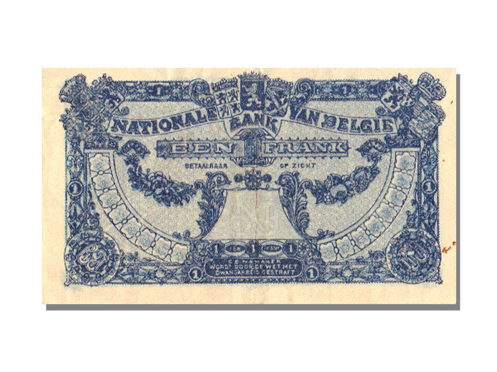 Belgium, 1 Franc, 1920, KM #92, 1920-04-06, UNC(63), E 312585