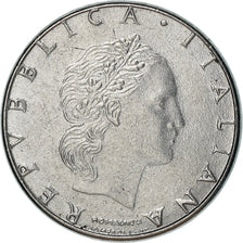 Moneta, Włochy, 50 Lire, 1990, Rome, Proof, AU(50-53), Miedź-Nikiel, KM:183