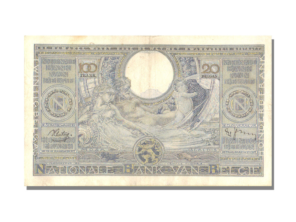 Belgium, 100 Francs, 1939, 1939-05-15, AU(55-58), 6404 N 282